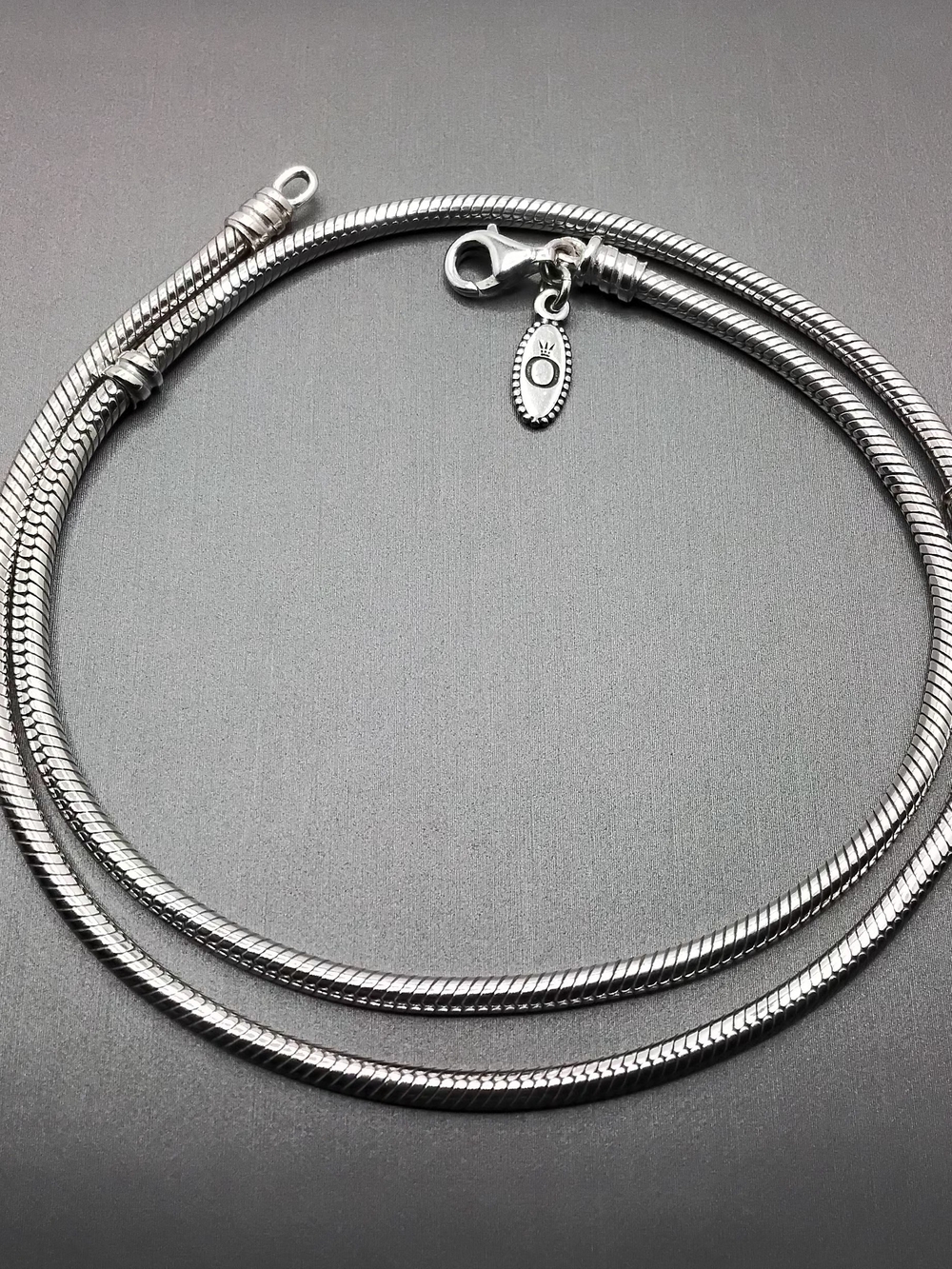 Authentic Pandora Sterling Silver Snake Chain Necklace - EUC - Picture 11 of 12